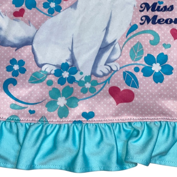 Vintage Disney Aristocats Marie Little Miss Meow Nightgown Girls Sz 18 Months - Picture 4 of 7